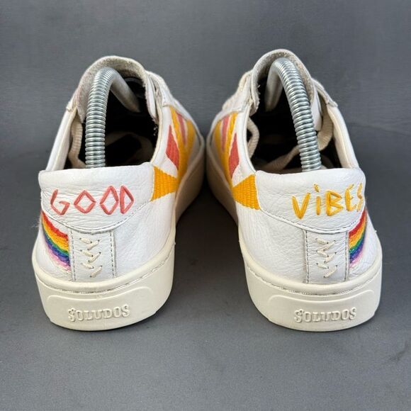 SOLUDOS Ibiza sneaker shoes X Lockhart Embroidery women’s size 9 - Picture 4 of 9